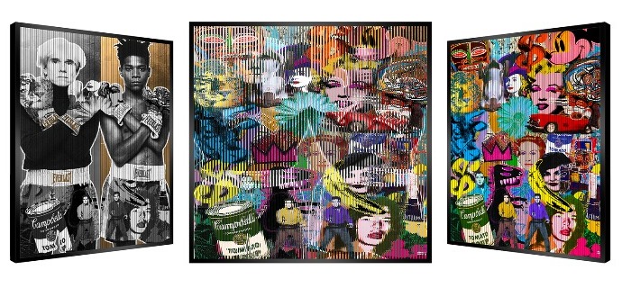 SOLD OUT - The match - Kinetic Pop art - 44" x 44" inch
