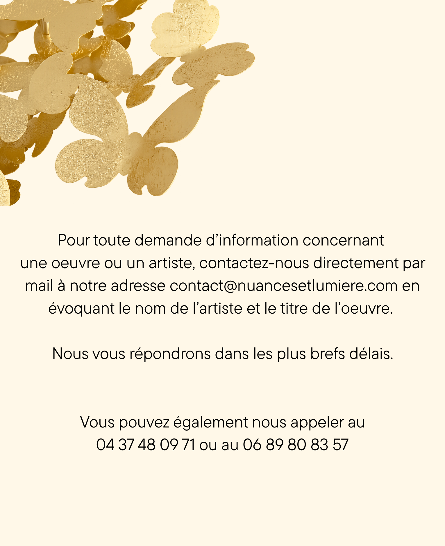 POUR TOUTE DEMANDE D'INFO CONTACTEZ NOUS PAR MAIL