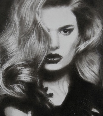 Monica - 15,6" x 21" - Work on paper