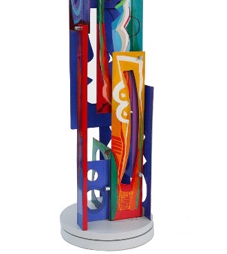 Transparent tower - 109 cm - Sculpture en métal