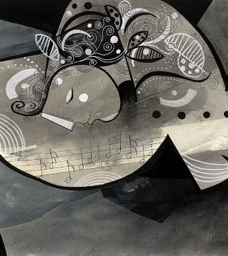 L’amour indéfinissable - 46,8" x 15,6" – Lacquer on aluminium