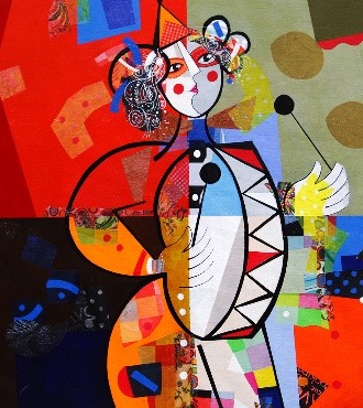 Les mondes cachés - 100 x 80 ou 24 x 30 cm – Laque sur aluminium