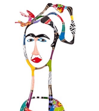 Frida Kahlo - 73 x 35 x 40 cm – Sculpture en bronze