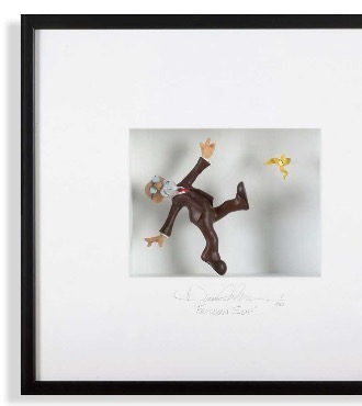 Freudian slip - 28" x 26" x 7,4" - Shadow box