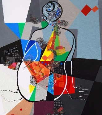 Les demains de la vie - 100 x 120 / 100 x 80 ou 24 x 30 cm – Laque sur aluminium