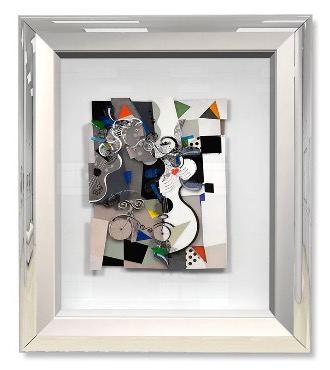 Vers la musique de nos âmes - 8,2" x 11" - Work on paper 3D