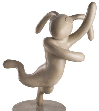 Lapin - Bronze Sculpture