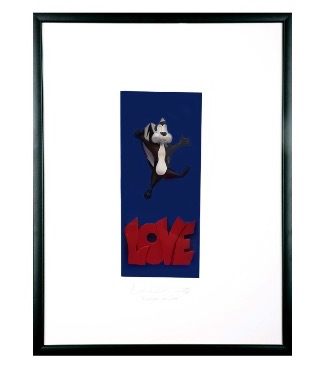 Falling in love - 28" x 22" - Shadow Box