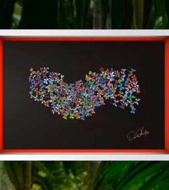 Passing with flying colors - 20" x 14" - Work on paper in 3D