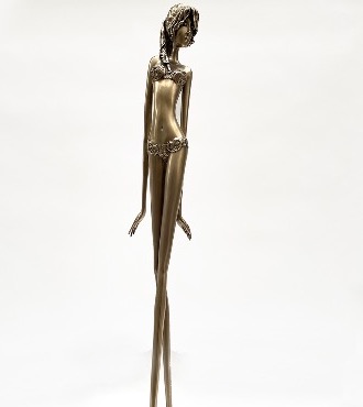 Elsa - 100 cm - Sculpture en bronze