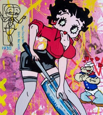 I want to break free - 100 x 50 cm - Acrylique et Technique mixte