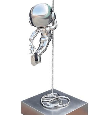 Sky High - polished stainless steel - 83" inch