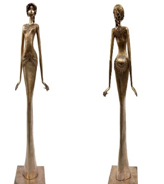 Lucia - SOLD OUT - 39" - Bronze sculpture,