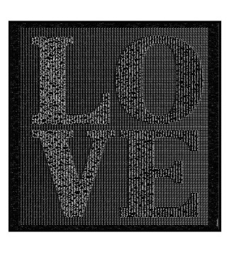 Love discorder - Kinetic Pop art - 44" x 44" inch