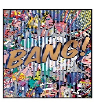 Big Pop Bang - Kinetic Pop art - 35" x 35" inch