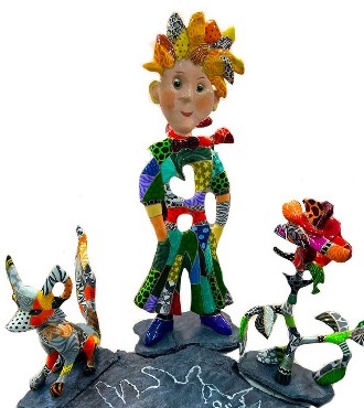 The Little Prince - 120 cm - free standing sculpture