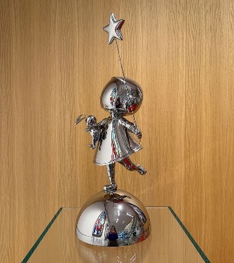 Astro Girl Rigolote - polished stainless steel - 20" inch