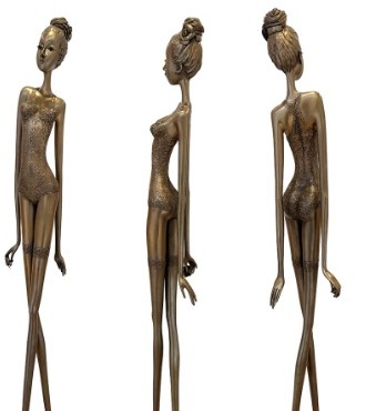 Sabine - 39" - Bronze sculpture,