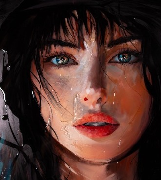 Catania - 75 x 50 cm - Peinture acrylique et résine sur métal