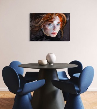 Cork - 39" x 27,5" - Acrylic paint and resin on metal