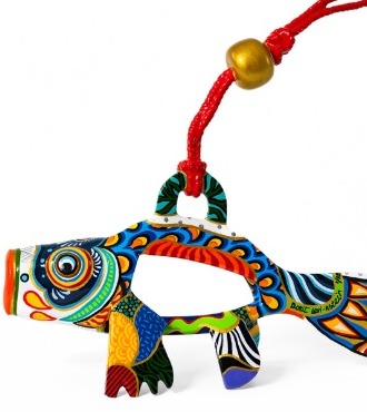 Koi - 57 x 57 x 20 cm - Sculpture en aluminium