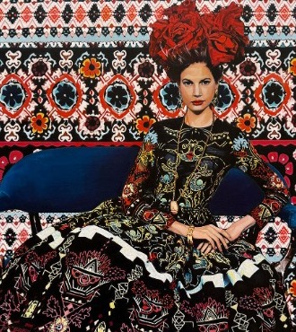 La Reine Frida - 39" x 31,6" - Oil on canvas - Sold out