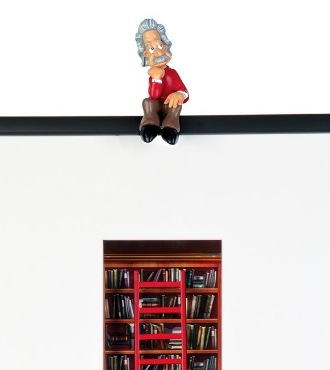Thinking outside the box # Einstein - 84 x 55 cm - Shadow box