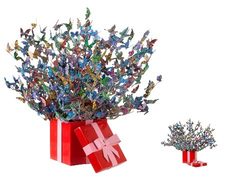 Gift of life - 94 x 65 x 55 cm - Sculpture 3D en métal découpée au laser