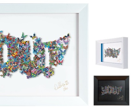 Beauty is in you - 20" x 14" - Work on paper in 3D