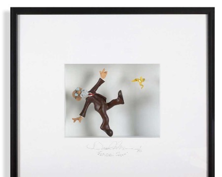 Freudian slip - 72 x 67 x 19 cm - Shadow box