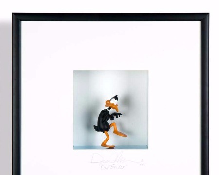 On thin ice - 22,8" x 22,8" - Shadow box