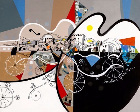 Sensations spirituelles - 39" x 47" / 39" x 31,2" or 9,3" x 11,7" – Lacquer on aluminium