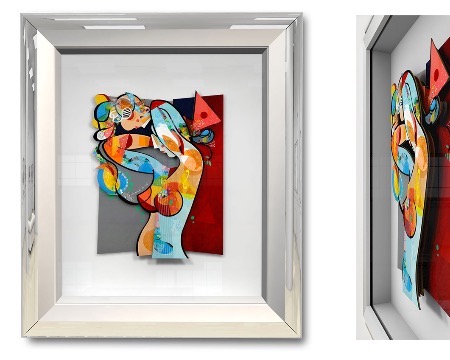 La mariée du ciel - 8,2" x 11" - Work on paper 3D