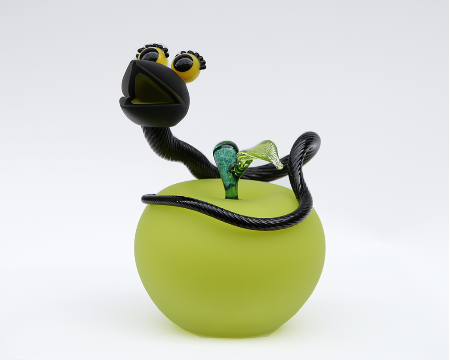 Apple - Glass sculpture - 11"