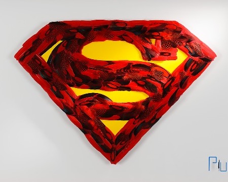 Krypton - 100 x 70 cm - Plumes et dessin