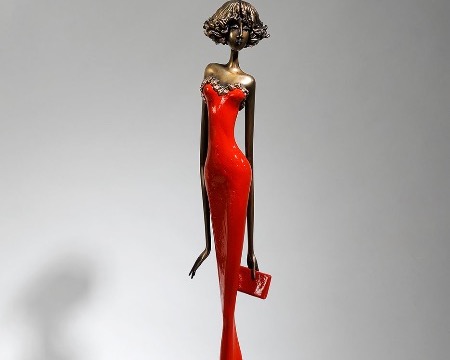 Carla - SOLD OUT - 38" - Bronze sculpture,