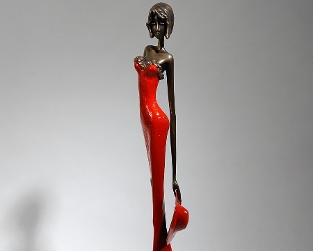 Gladys - 98 cm - Sculpture en bronze