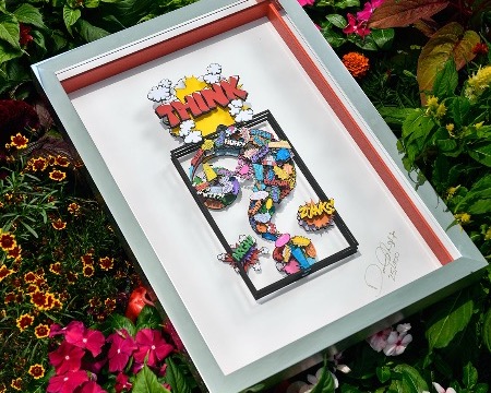 Thinking Comics - 50 x 35 cm - papercut 3D