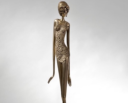 Mercedes - 100 cm - Sculpture en bronze