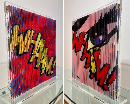 Badawham - Kinetic Pop art - 57 x 60 cm