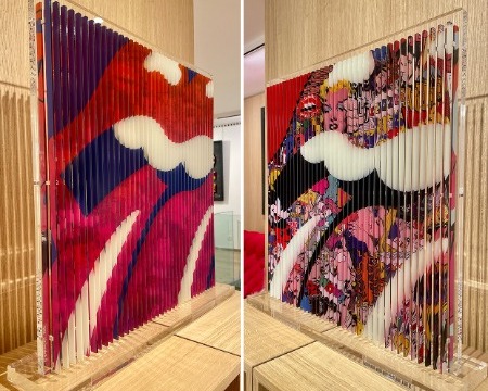 Rock it baby - Kinetic Pop art - 57 x 60 cm