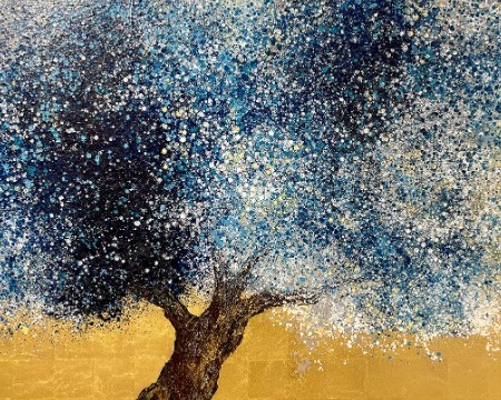 Racines - 452 A - 51" x 38" - Oil on canvas