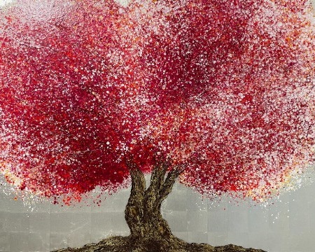 Racines - 597 A - 51" x 38" - Oil on canvas
