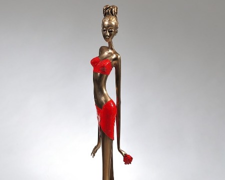 Iness - SOLD OUT - 104 cm - Sculpture en bronze