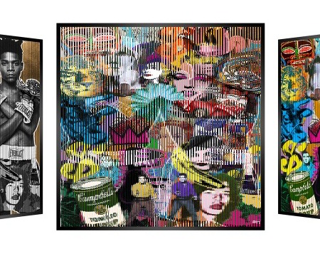 SOLD OUT - The match - Kinetic Pop art - 44" x 44" inch