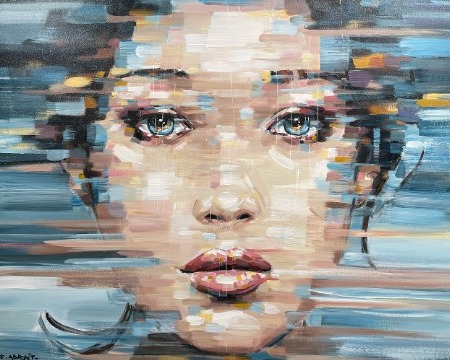 Emma - 100 x 81 cm - Acrylique sur toile