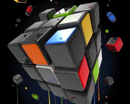 Rubik Eternity - 47 x 35 in - Digital original artwork on canvas
