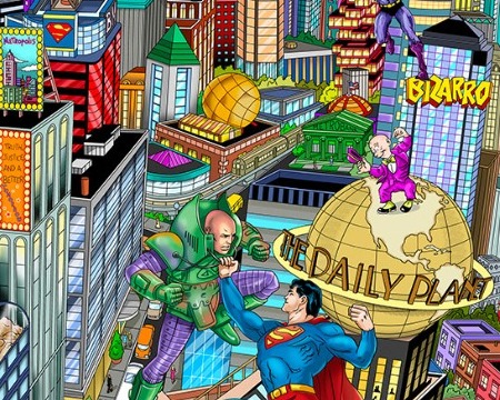 It’s a Bird… It’s a Plane… It’s Superman - 15" x 31" - Serigraphy 3D