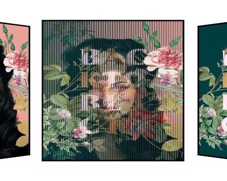 Back to Amy - Kinetic Pop art - 113 x 113 cm