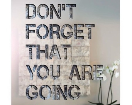 don't forget that you are going to die - Mixed media & metal laser cut - 39" x 31"